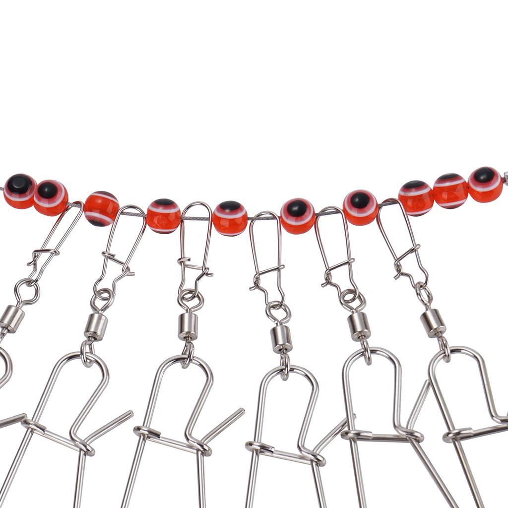 Heavy Duty Fishing Lock Buckle With Reel And - Red, 6.1m