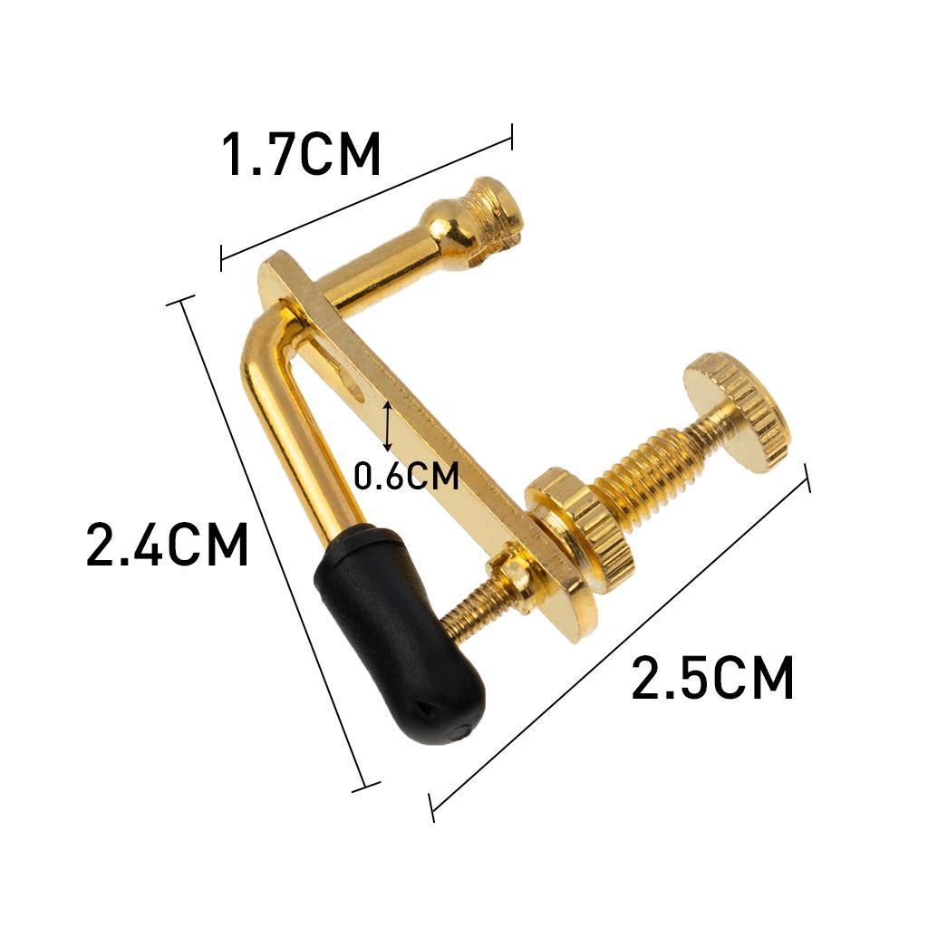 for 3/4 - 4/4 Violin Golden Plated Violin String Tuner Fine Tuner Adjuster