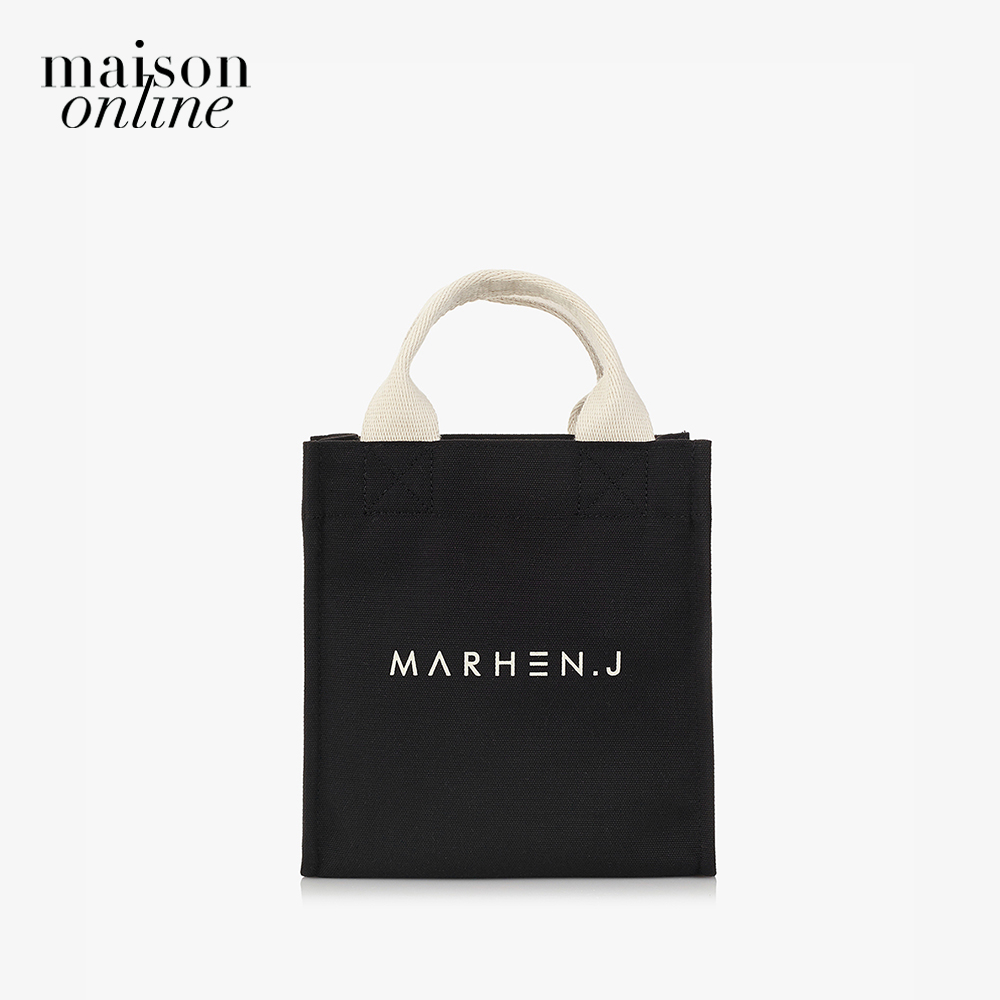 Marhen.J - Túi đeo vai chữ nhật vải bố Ricky Mini MJ18BRCKMN-BK