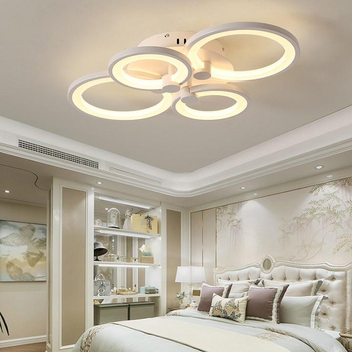 Đèn Mâm Led Ốp Trần 8 Cánh Hình Hoa Trang Trí Phòng Khách,Ngủ, Có Điều Khiển Từ Xa Phân Tầng 3 Chế Độ Ánh Sáng