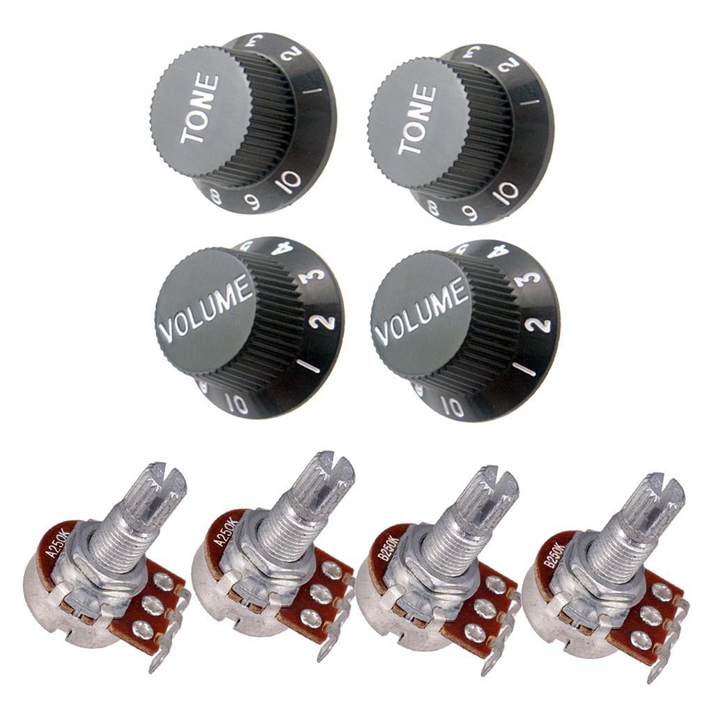 2X Electric Guitar   Volume Control Knobs Control & 18mm   Potentiometer