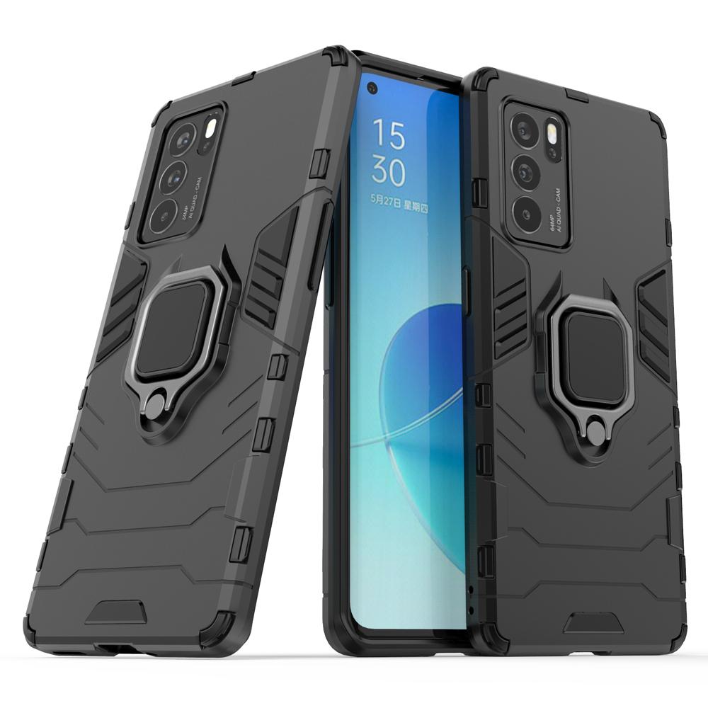 Ốp lưng dành cho Oppo Reno 6 Reno6 Z Reno6 Pro 5G chống sốc iron man kèm nhẫn iring Bảo vệ camera và chống xem video tiện lợi