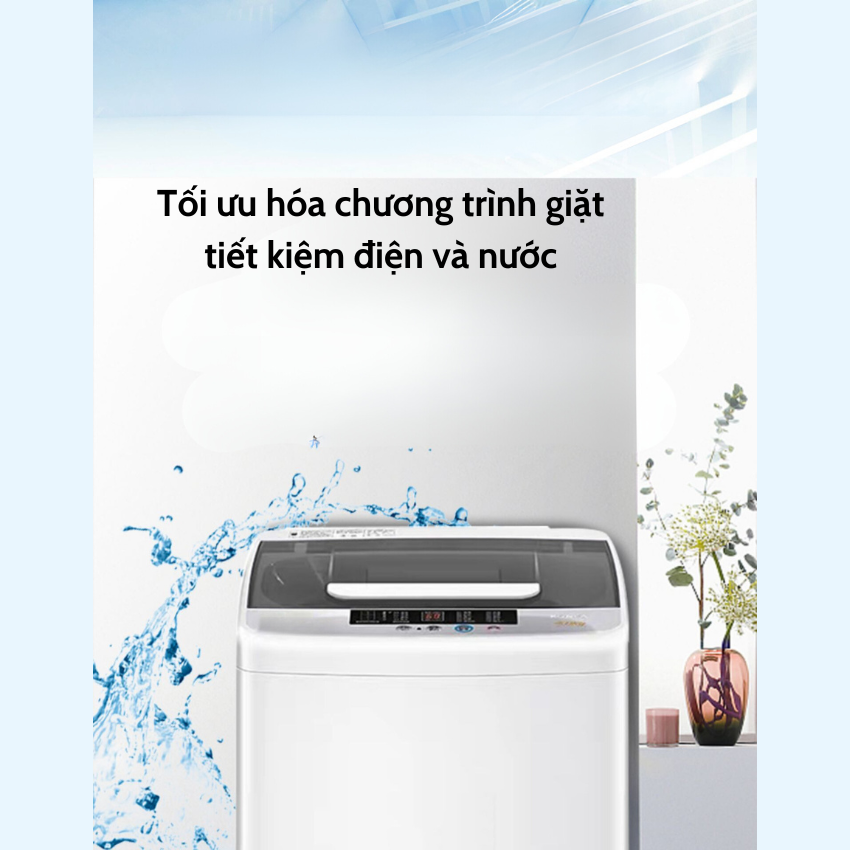 Máy Giặt Mini Tự Động 3.5kg Có Khử Khuẩn UV, Máy Giặt Đồ Trẻ Em Người Già, Máy Giặt Cửa Trên