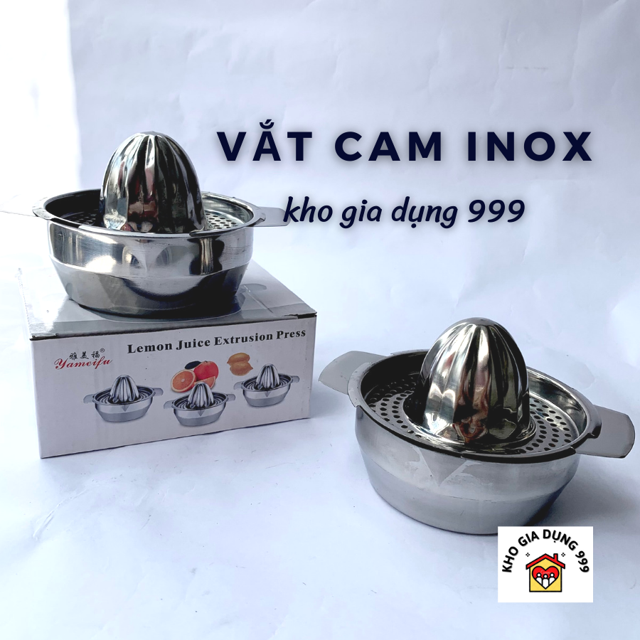 DỤNG CỤ VẮT CAM INOX - TIỆN LỢI, THÔNG MINH & NHỎ GỌN