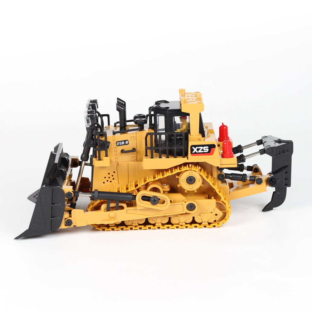 Xe ủi đất điều khiển từ xa 9 kênh BC1032 đồ chơi trẻ em 9 Channel Plastic Bulldozer / Xe công trình điều khiển từ xa