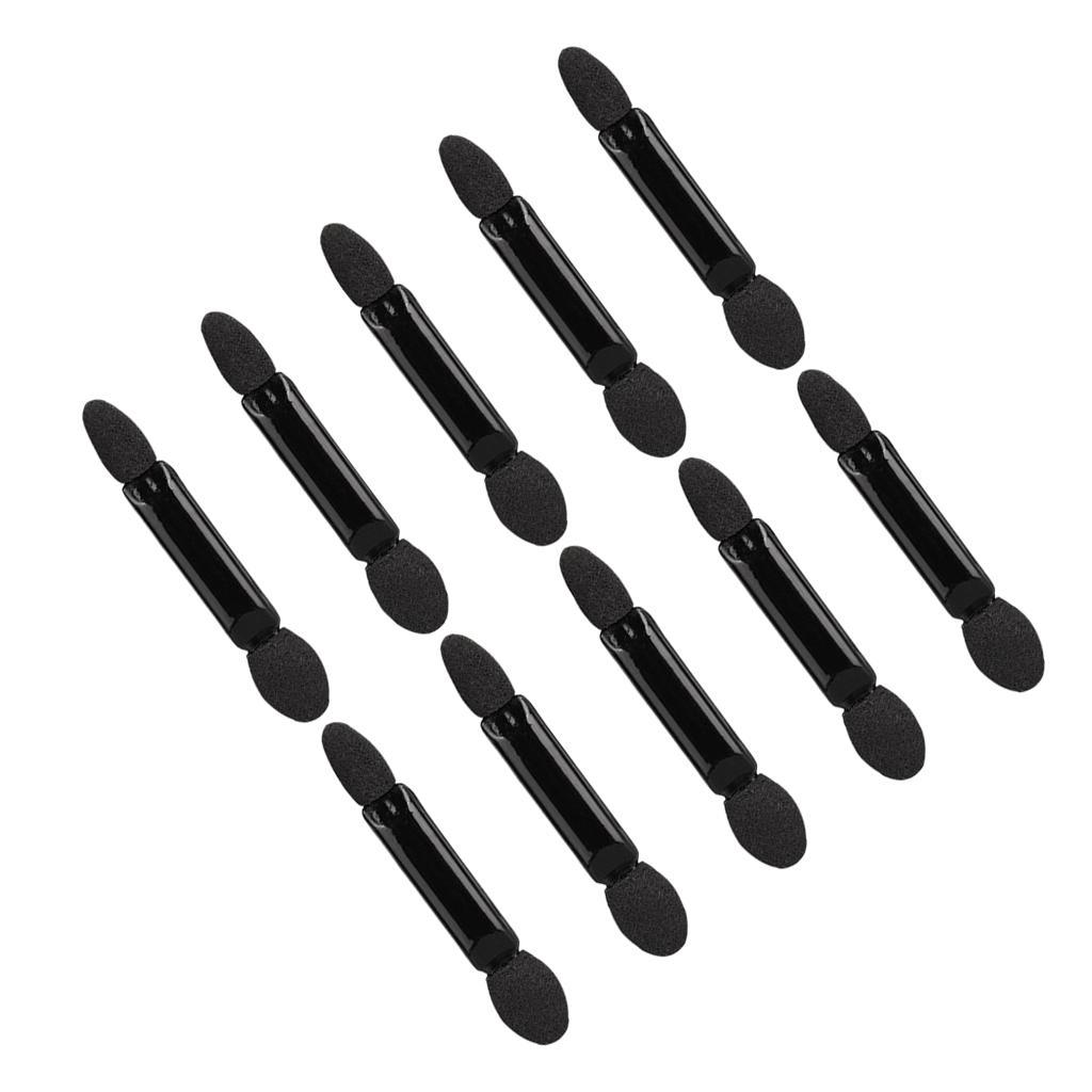 10Pcs Double End Sponge Eye Shadow Brush Applicators Disposable Makeup Tool