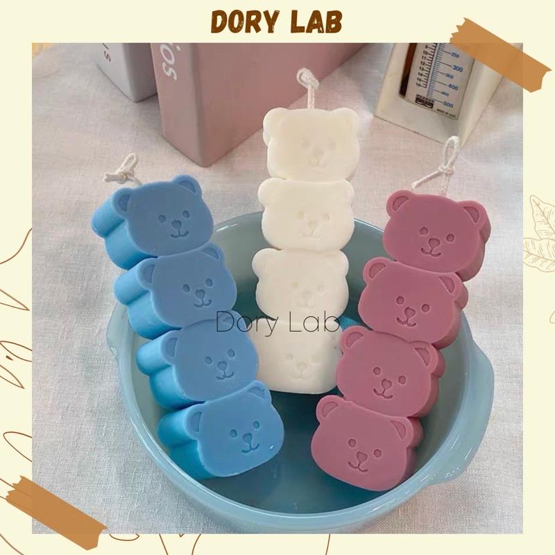 Nến Thơm Cây Hình Gấu Cute Nhiều Màu Sắc, Phụ Kiện Trang Trí - Dory Lab