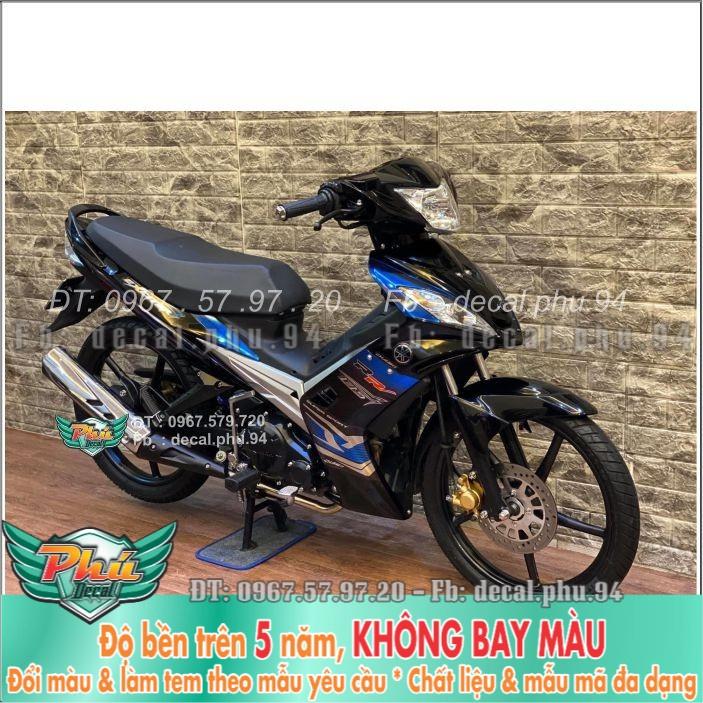 Tem rời Exciter 135 2006 đen xanh R R