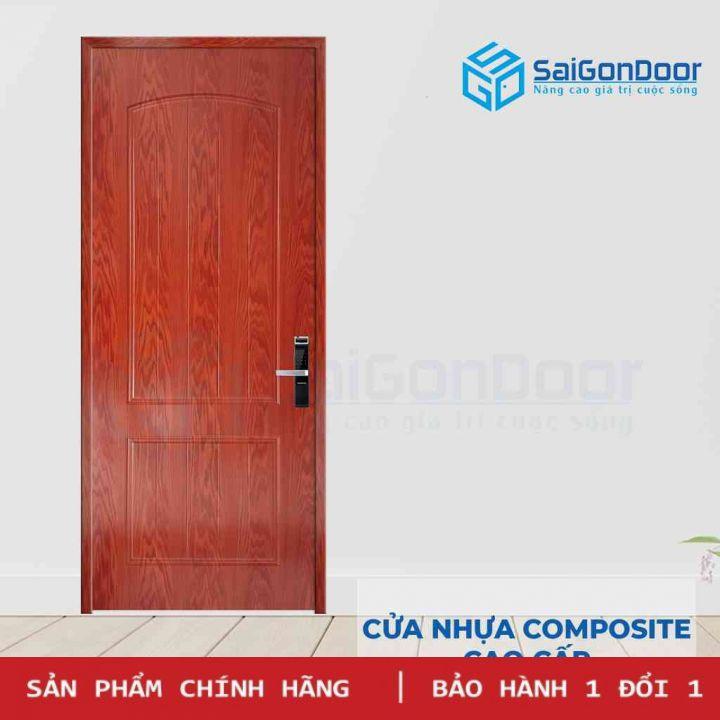 Cửa Nhựa Composite Sungyu LX05-04 Vân Gỗ PVC Cao Cấp  -SAIGONDOOR