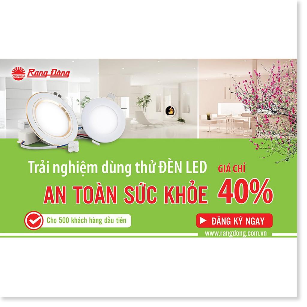 Đèn LED Downlight âm trần đổi màu 7W Rạng Đông AT02 ĐM 90/7W, Vỏ nhôm đúc