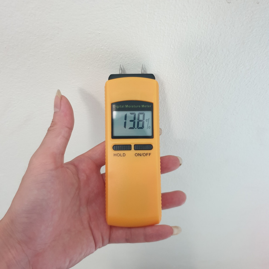 máy đo độ ẩm tường - máy đo đổ ẩm sàn gỗ tặng kèm pin (hàng cao cấp) - thiết bị đo độ ẩm tường