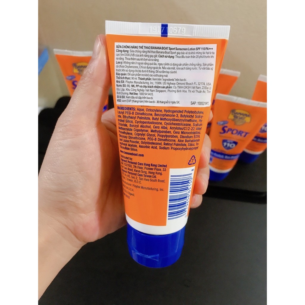 Kem Chống Nắng Thể Thao Banana Boat SPF110 (90ml) - 079656651508