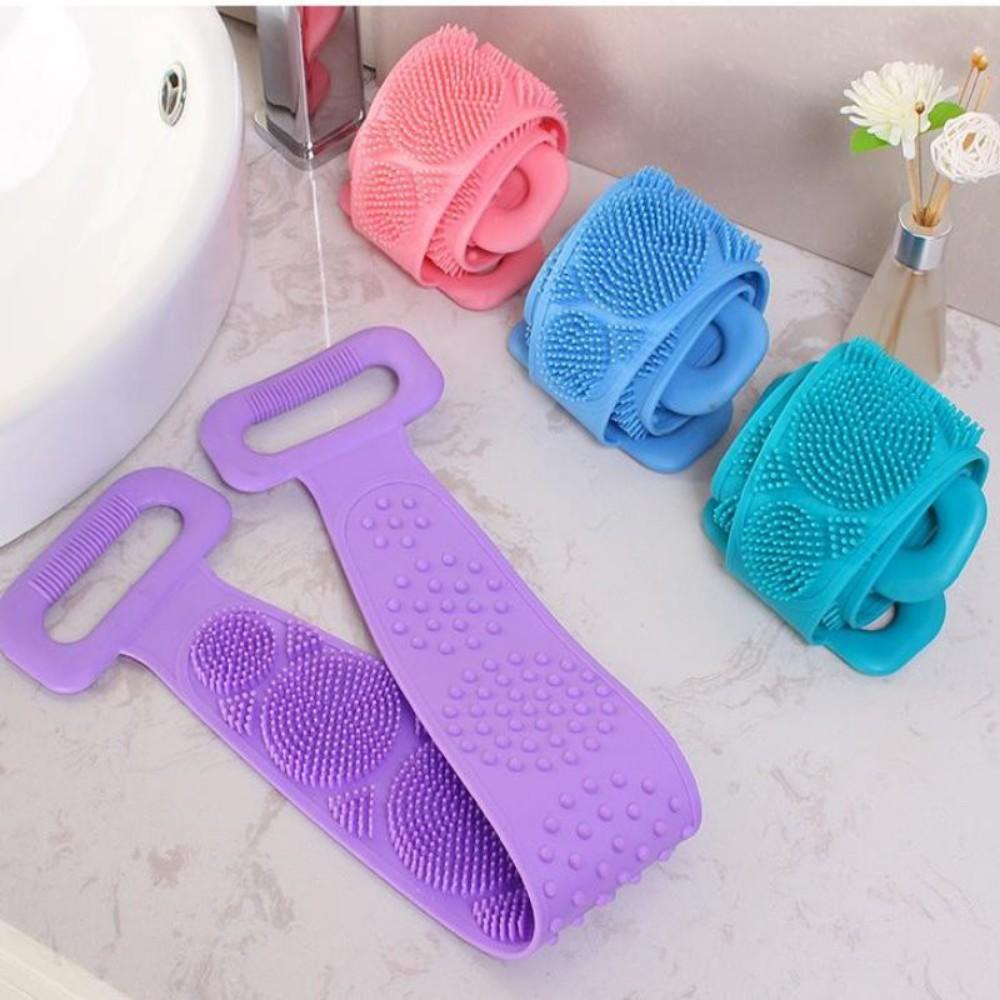 Dây Tắm Chà Lưng 2 mặt Bằng Silicone MẪU MỚI