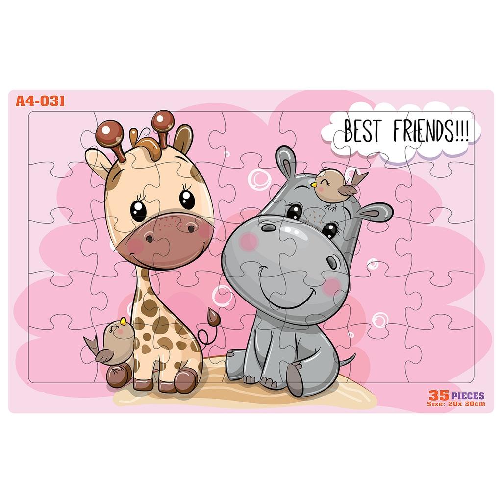 Bộ ghép hình bảng 35 mảnh - Best Friends