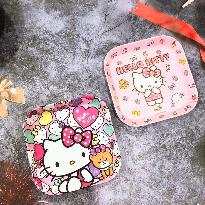 Đĩa vuông melamin Hellokitty