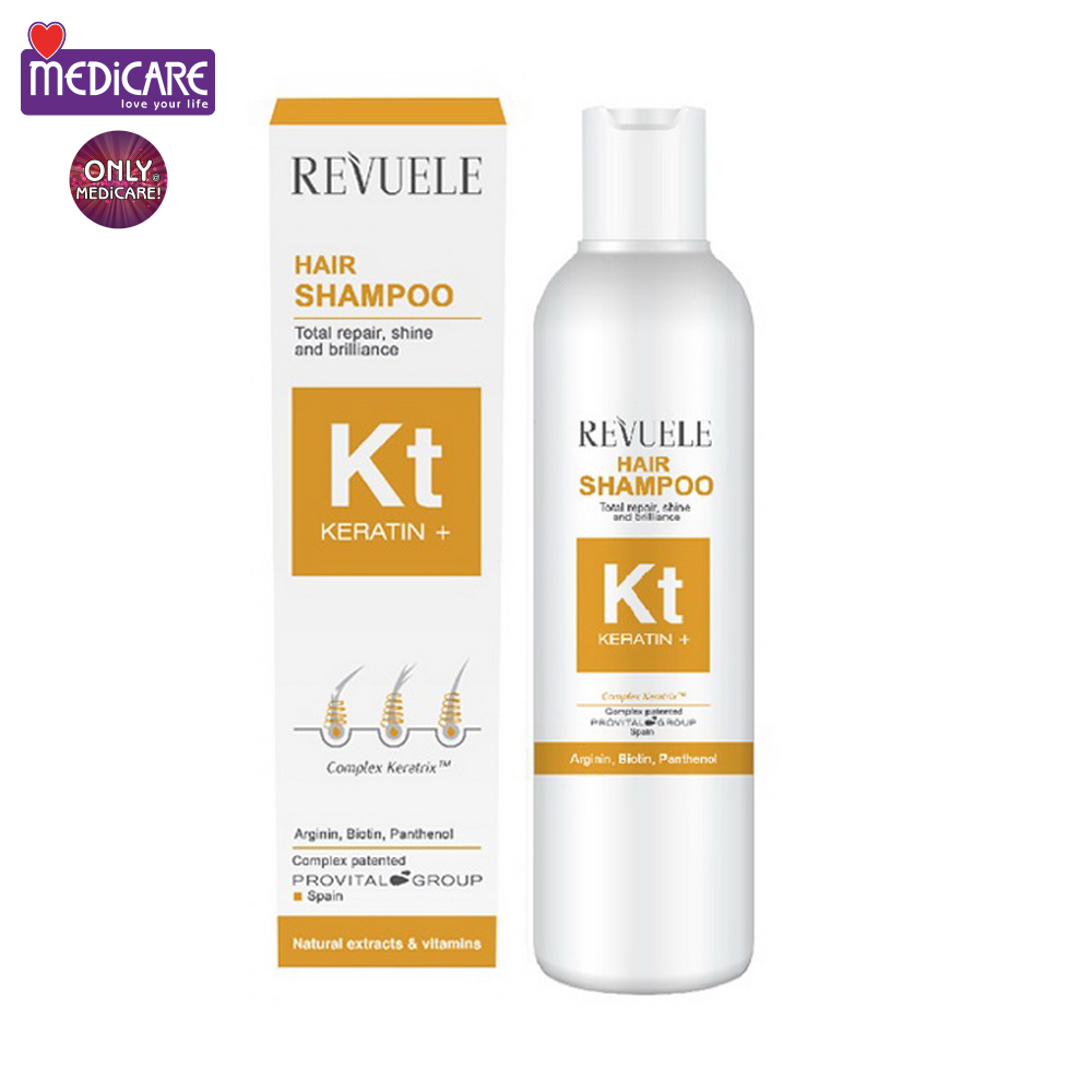 0129973 Dầu Gội REVUELE KERATIN+ Phục Hồi 200ml