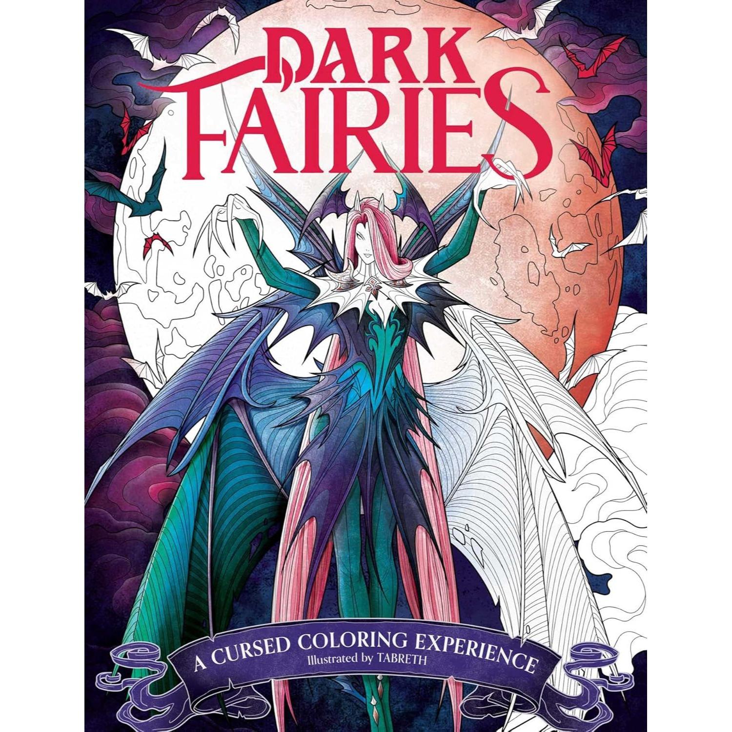 Sách Dark Fairies Coloring