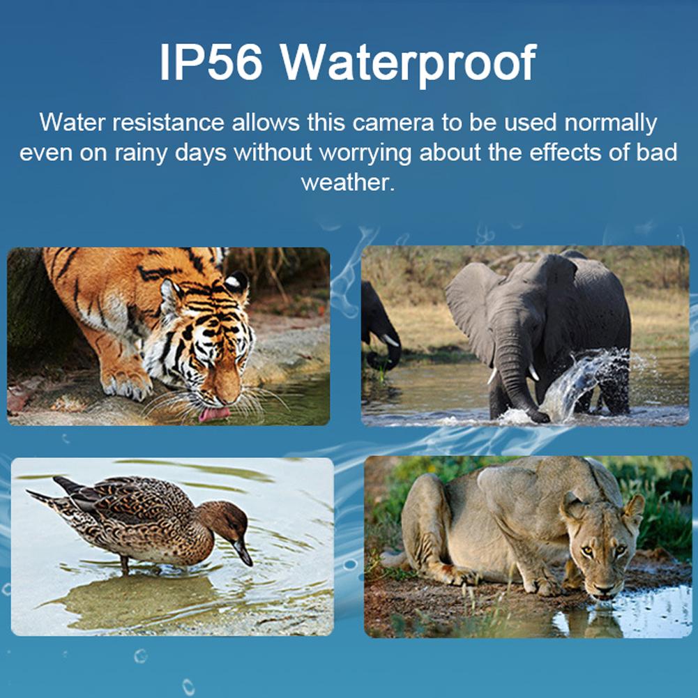 Camera PR100 12MP 1080P ngoài trời có khả năng chống nước, chụp đêm