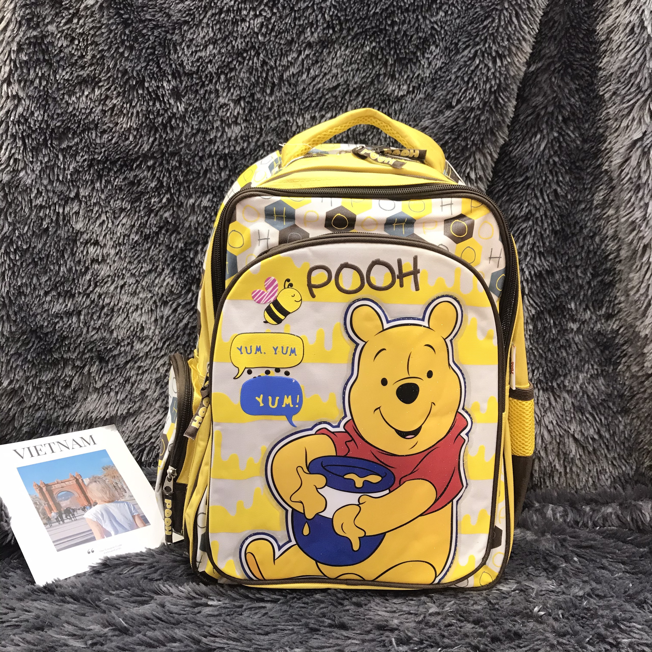 Balo trẻ em 16'' cao cấp hình gấu Pooh - BLPOW16