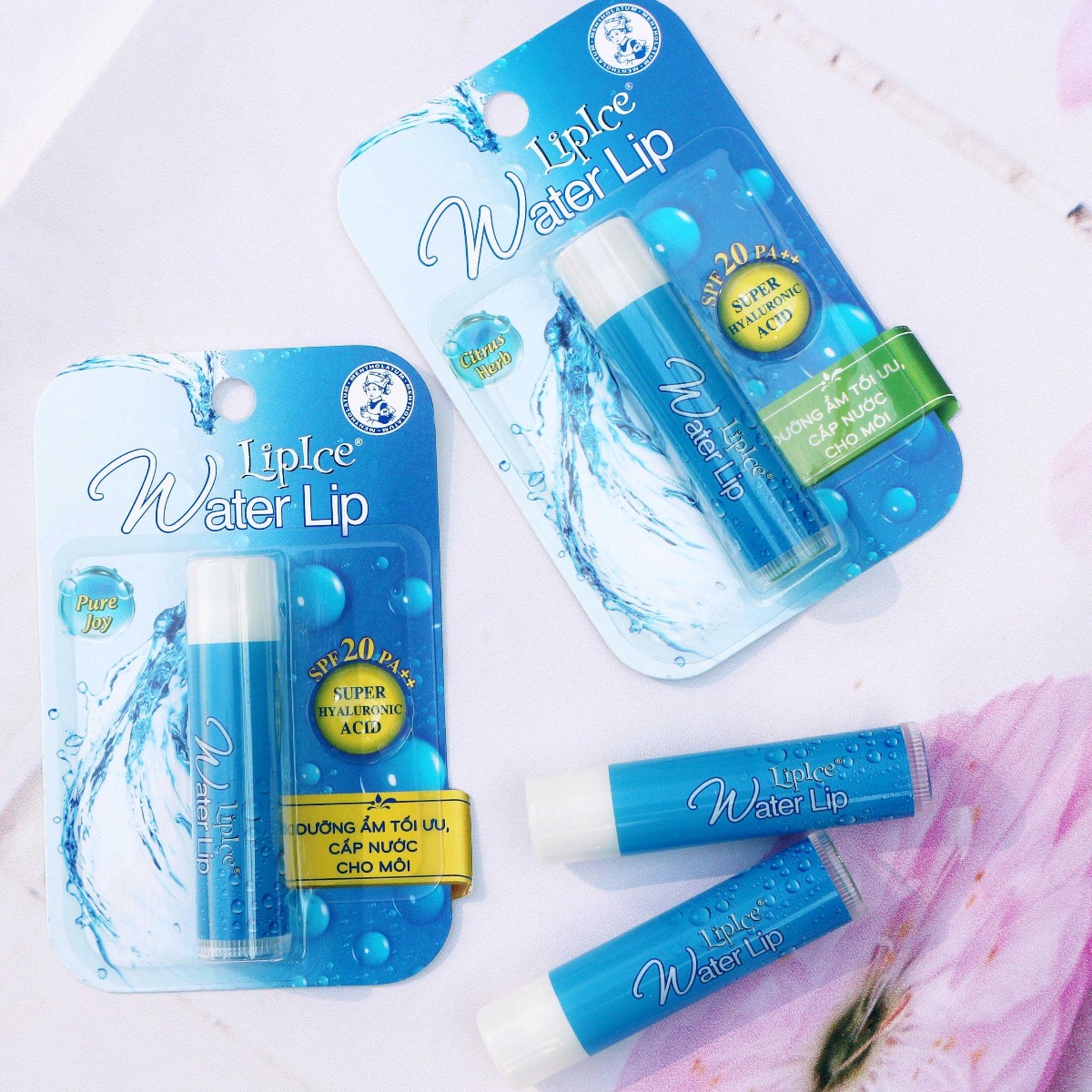 LipIce Son Dưỡng Không Mùi SPF20 PA++ Pure Joy Water Lip 4.3g