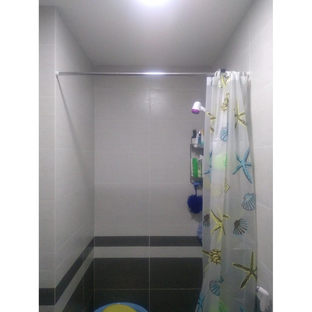 Rèm nhà tắm chống thấm nước họa tiết con Sò Sao biển