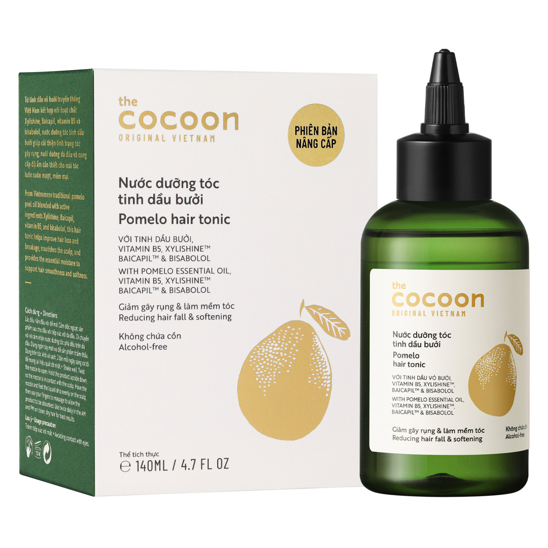 Nước dưỡng tóc tinh dầu bưởi Cocoon Bản Nâng Cấp giúp giảm gãy rụng hỗ trợ tóc 140ml