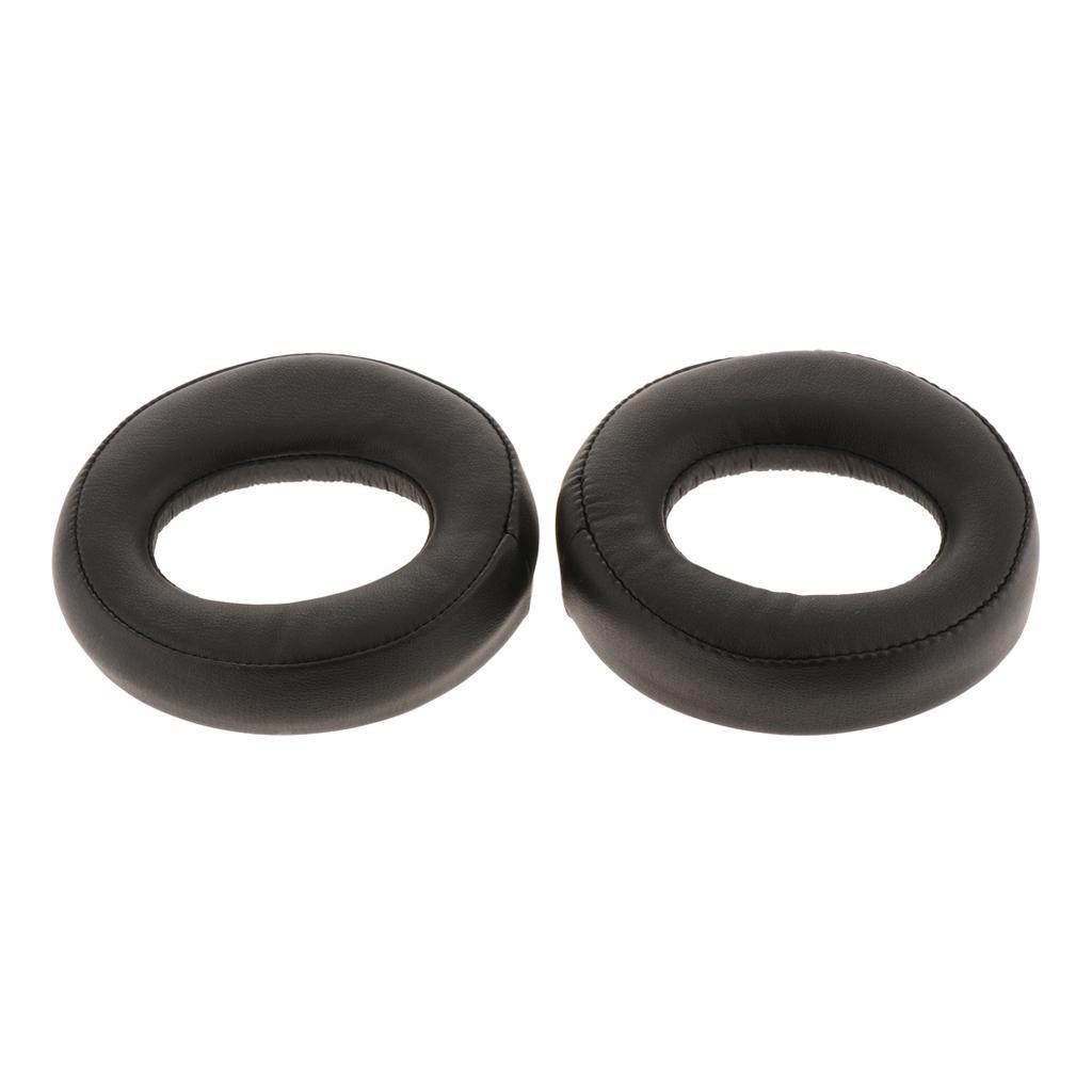 2Pcs Premium Headphones Ear Pads Cushion Covers for     Black