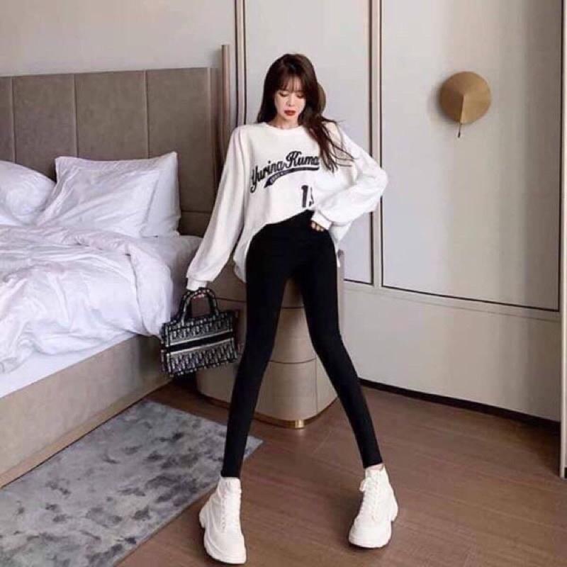 Quần legging túi Gu cạp cao loại 1 umi xịn