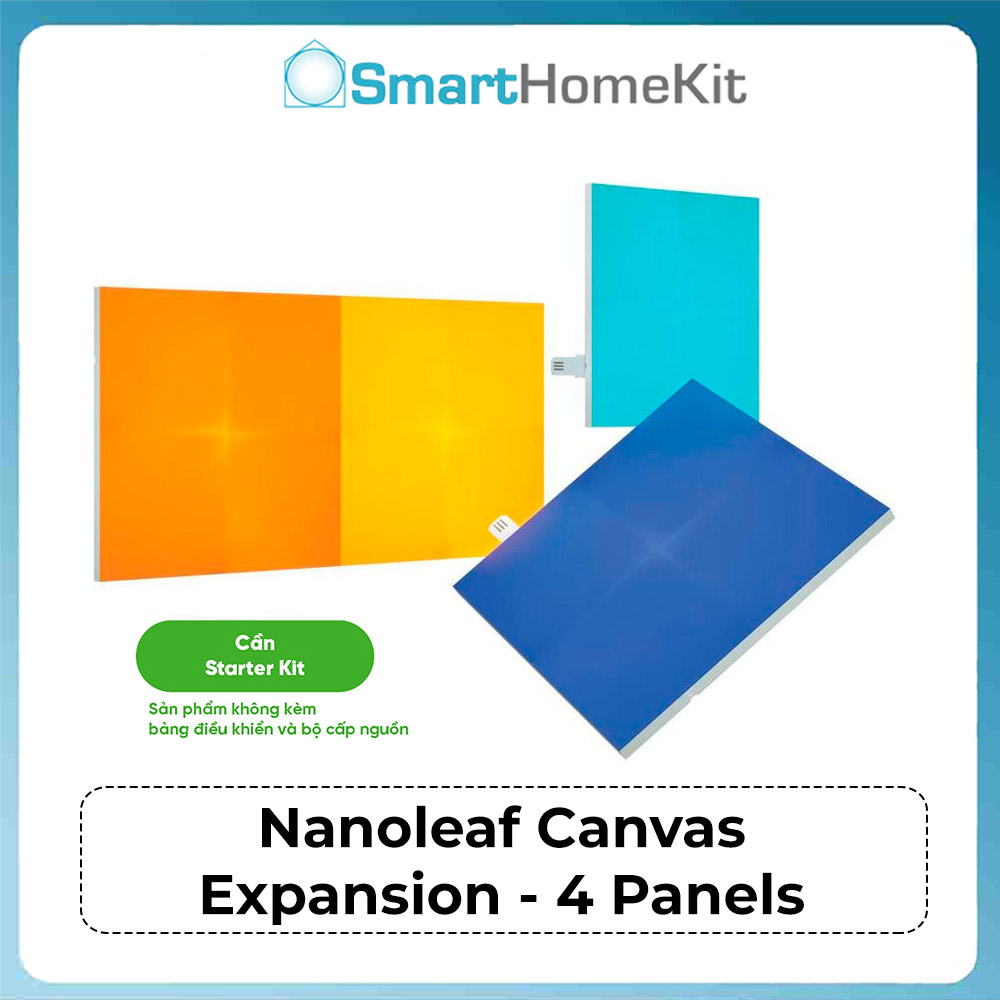 Đèn thông minh Nanoleaf Canvas 4 ô đèn (Bộ mở rộng)