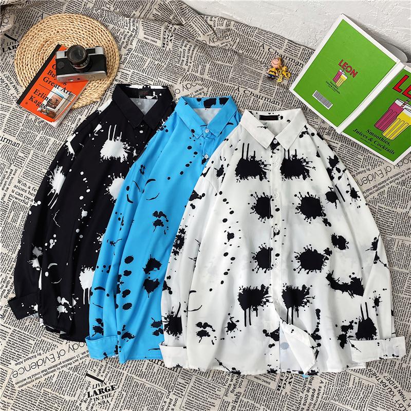 Áo Khoác Nam Tay Dài In Hình Thời Trang Hàn Quốc Cỡ M-3Xl