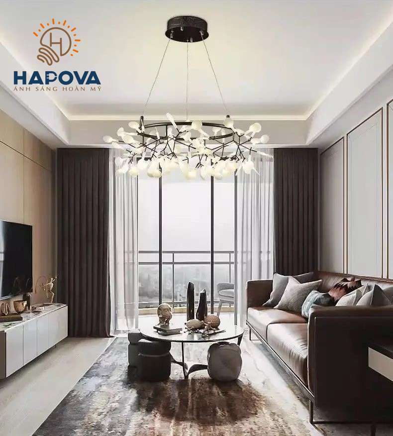 Đèn thả trần LED HAPOVA HERA (135 Bóng) DCH 6598