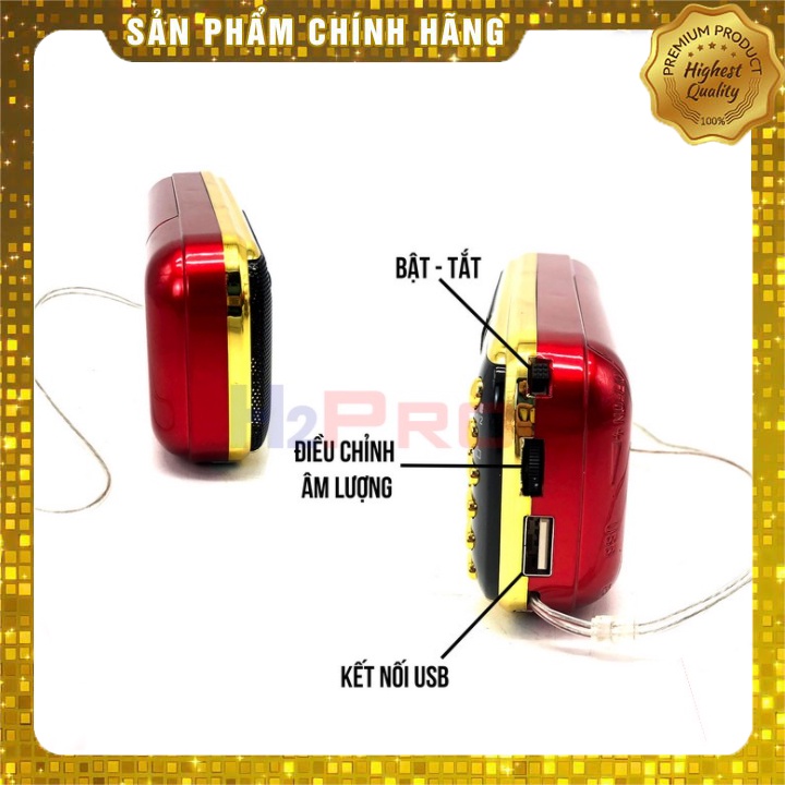 Máy Nghe Pháp Craven 853 -3Pin phù hợp với người lớn tuổi, Loa Caraven CR-853 3 pin siêu khỏe nghe nhạc thẻ nhớ USB nghe đài FM nghe kinh phật tập thể dục USB FM CR - 853 pin dung lượng cao Caraven-Hàng chính hãng