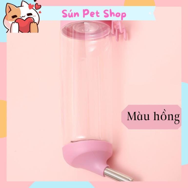 Bình nước tự động gắn chuồng cho thú cưng 500ml (Bình nước gắn chuồng cho chó mèo)