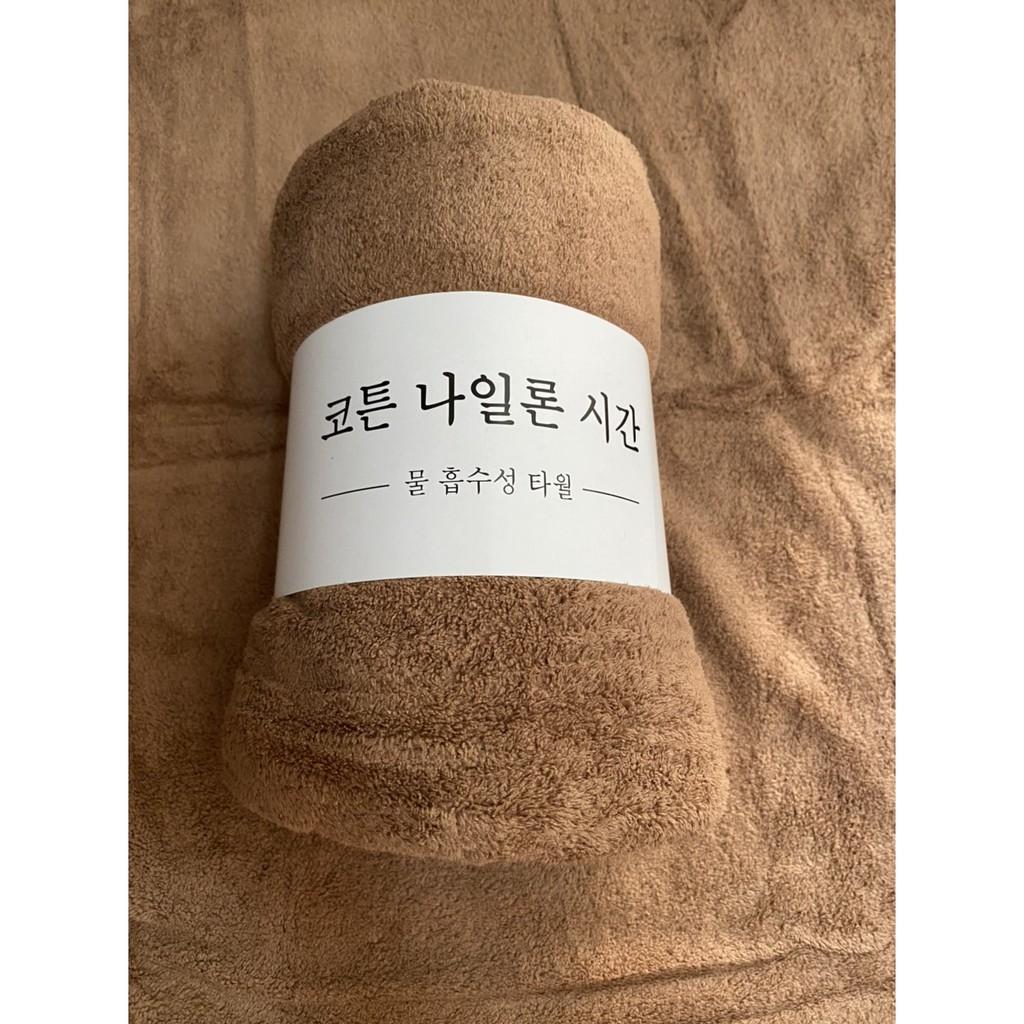 Hàng Loại 1 Siêu Đẹp - Khăn Tắm Lông Cừu Hàn Quốc Cao Cấp 70x140cm Chất Bông Siêu Mềm Mịn Thấm Nước Cực Nhanh