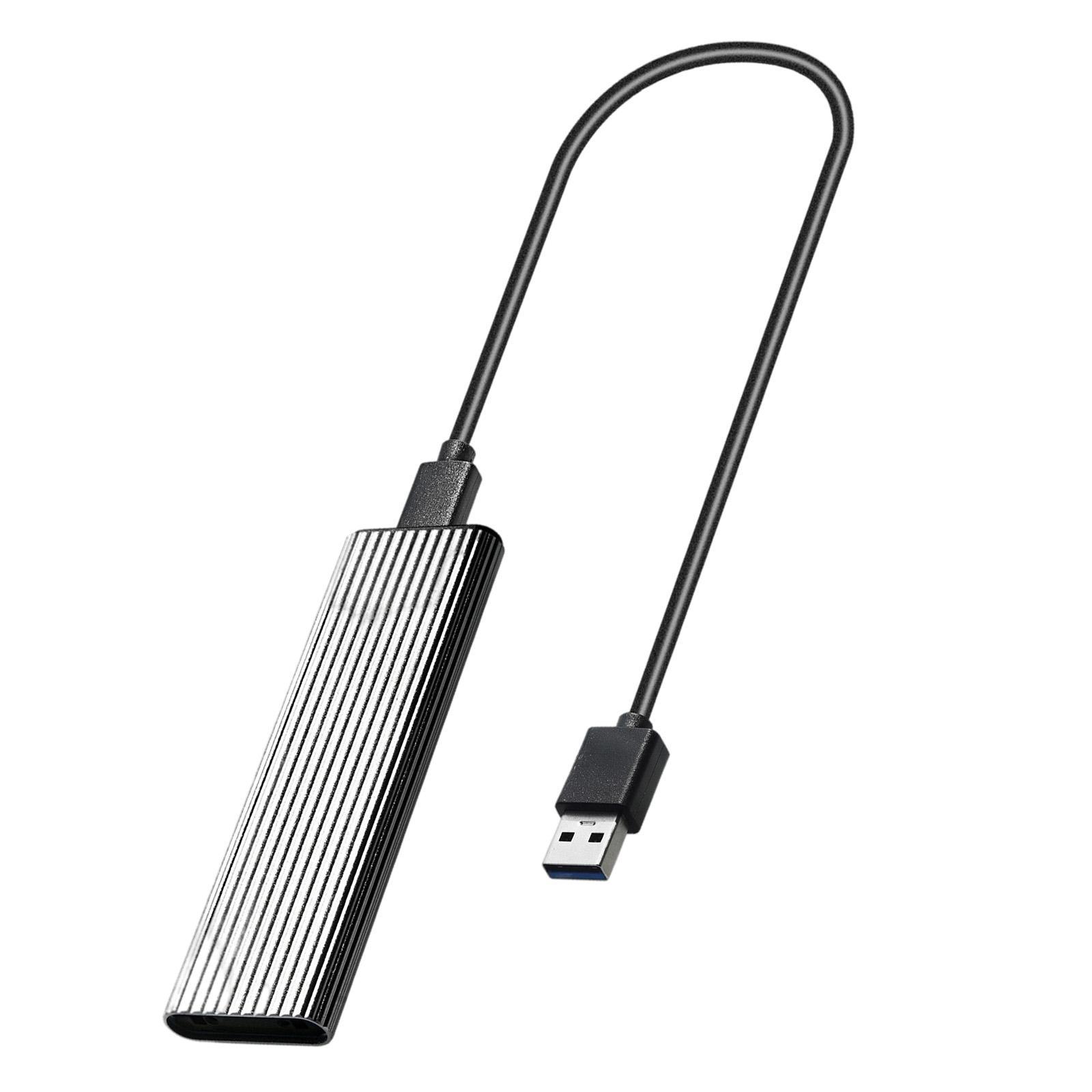 2pcs USB 3.0 to NGFF M.2 B Key SSD External Enclosure Case Cover Adapter