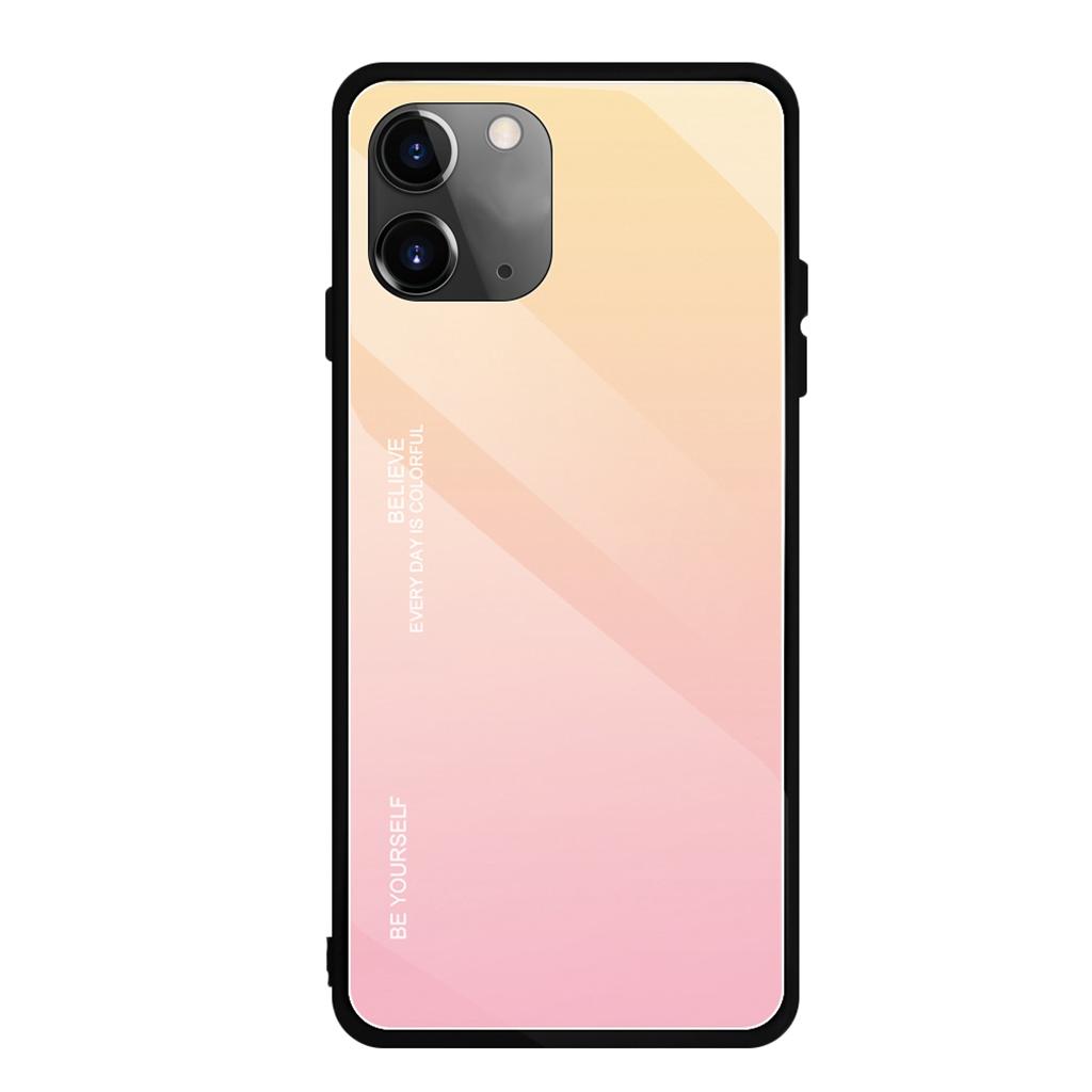 Gradient glass cover for iPhone 11 Pink 6.1 inch for iPhone 11