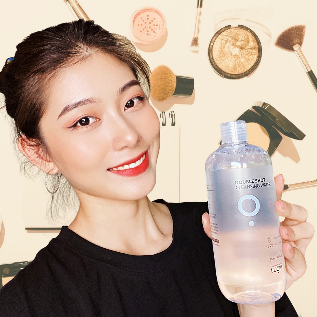 Nước tẩy trang - rửa mặt Luoki Double Shot Cleansing Water