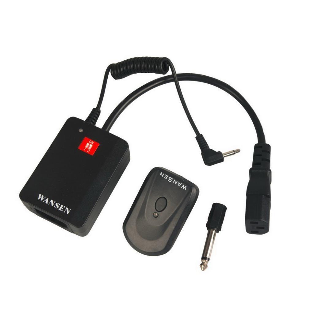 WS AC-04 4CH Wireless Radio Studio Flash Trigger + 2 Receivers for Strobe