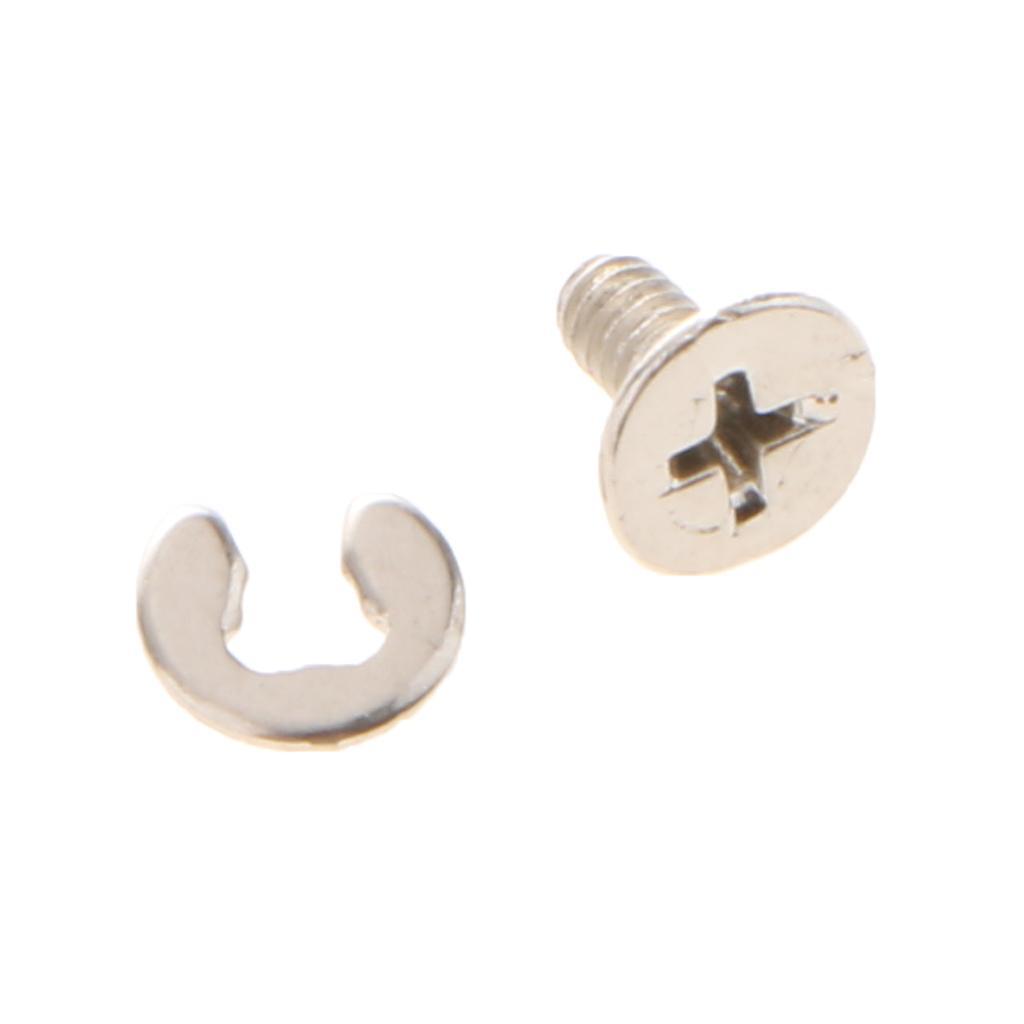 4x for  New 3DS XL LL Battery Back Cover Screws Washer Repair Part