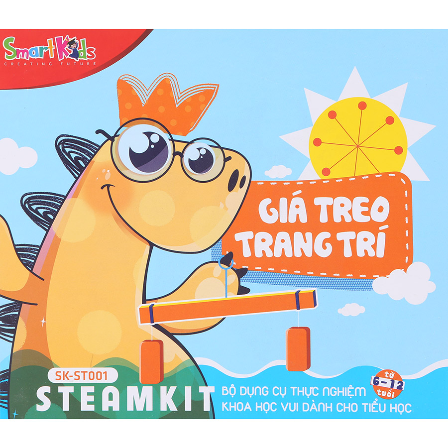 Bộ Dụng Cụ Thực Hành Khoa Học Vui Steam Kit SMARTKIDS - SK-ST001: Giá Treo Trang Trí