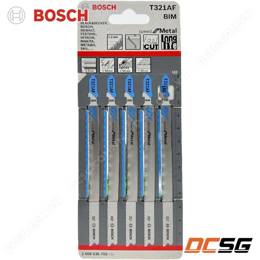 Lưỡi cưa lọng cắt nhanh trên kim loại T321AF Bosch 2608636705 (01 lưỡi) | DCSG