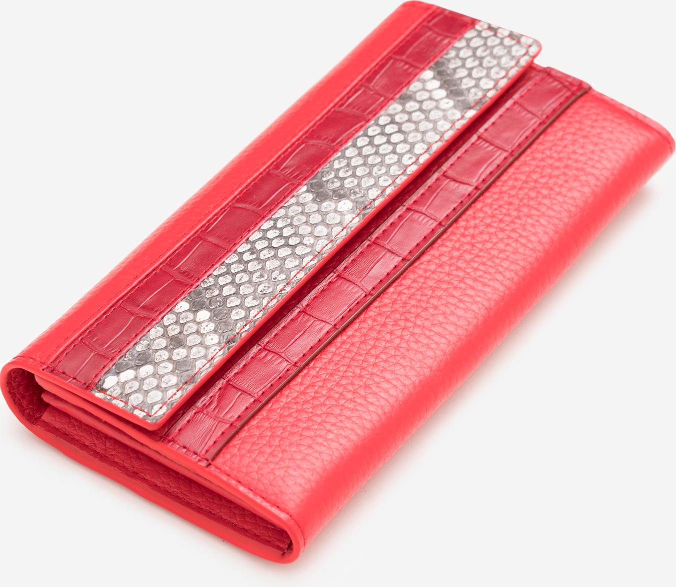 Ví Nữ Da Bò Phối Da Trăn Cao Cấp WT Leather 030119133, 030119111, 030119102