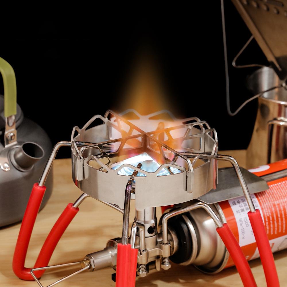 Giá Đỡ Bằng Thép Không Gỉ Chống Gió Cho Bếp Gas Ngoài Trời