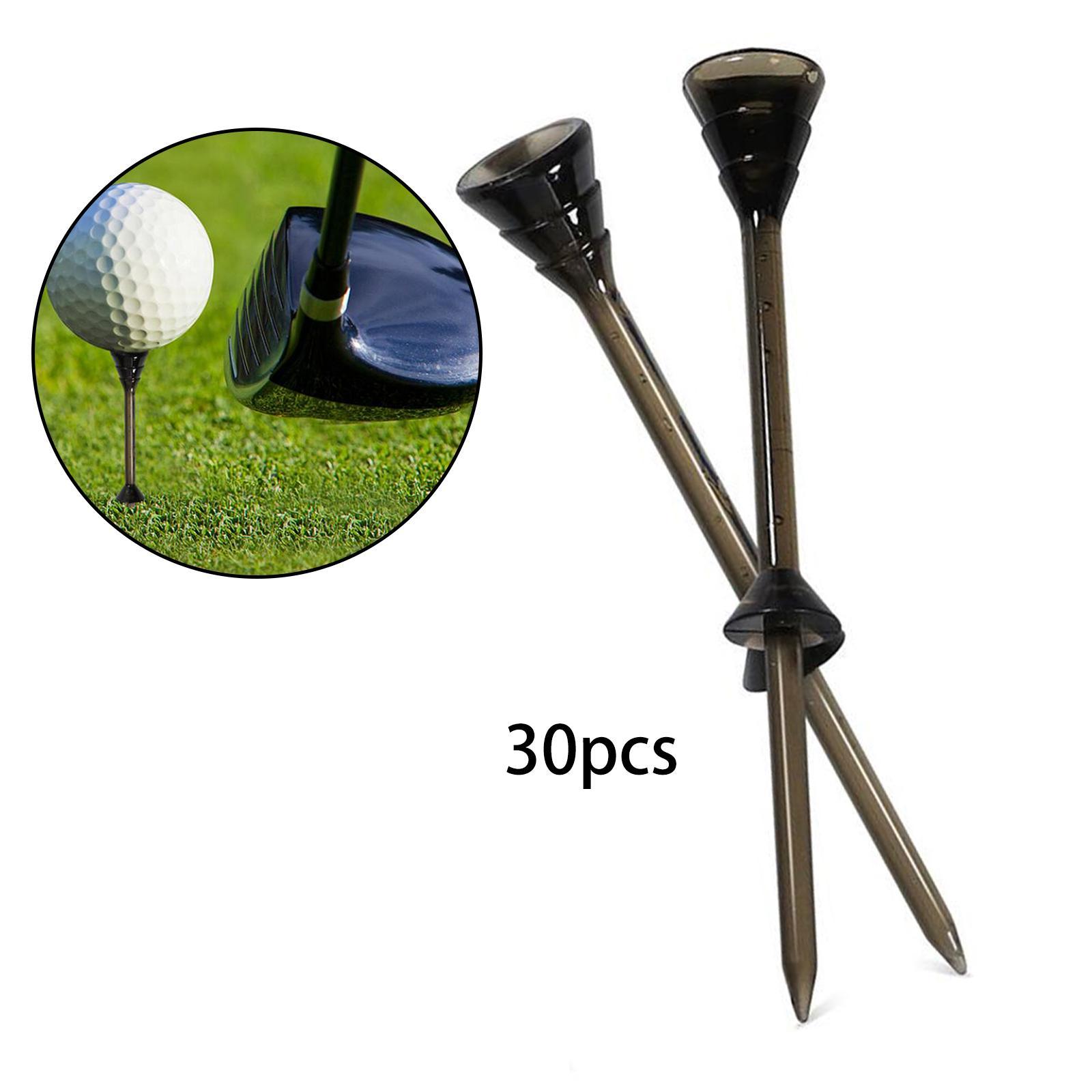 30x Golf Tees Big Cup Training Practice Beginner 83mm Golfing Accessory Ball Nail Holder