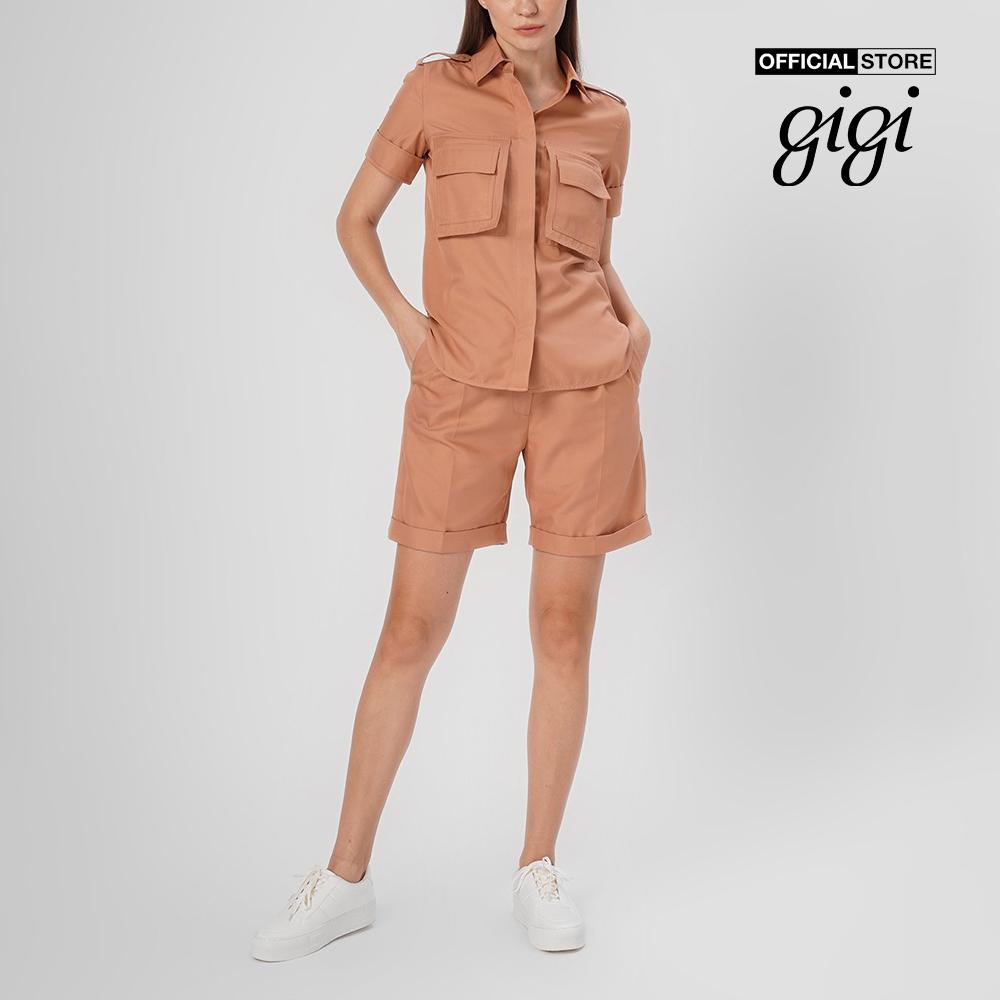 GIGI - Áo sơ mi nữ túi hộp Safari G1107S211212