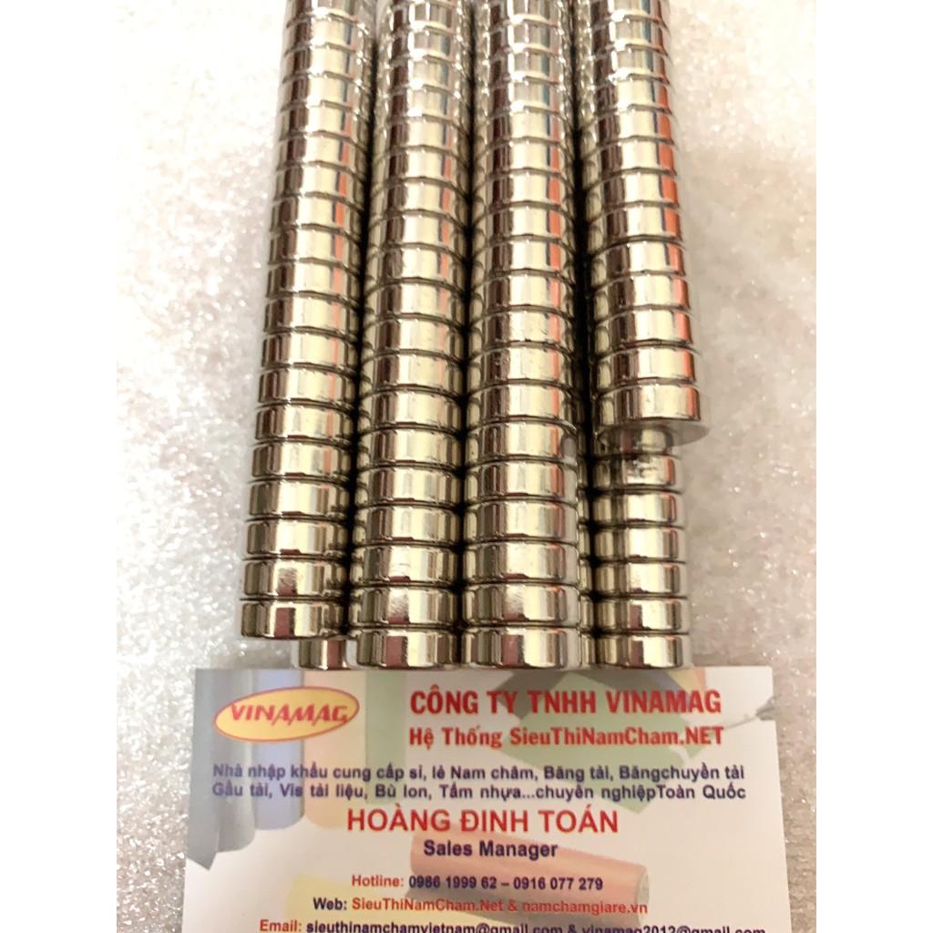 Nam châm viên D15x5mm từ tính mạnh