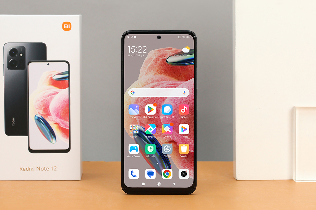 Điện thoại Xiaomi Redmi Note 12 (4GB/128GB) Màn AMOLED 120HZ, Snapdragon 685 , Sạc 33W - Hàng chính hãng