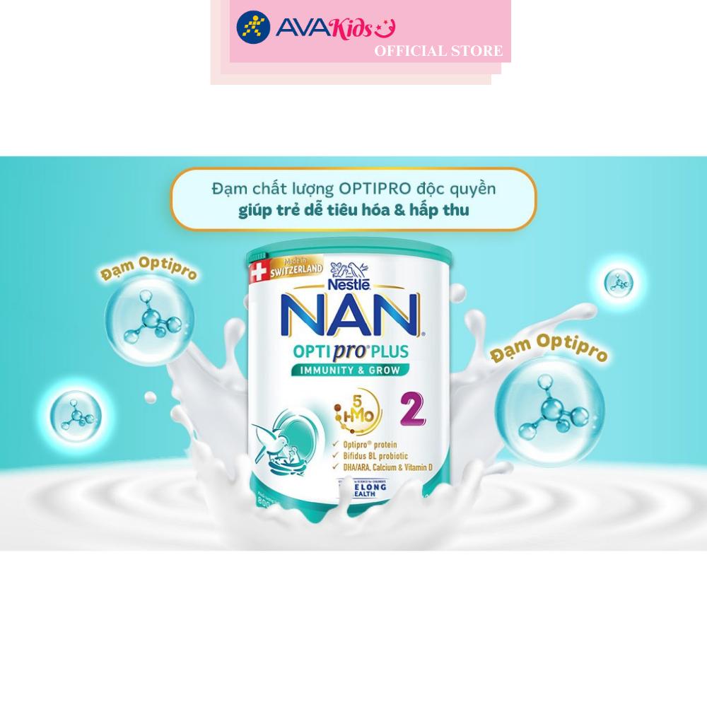 Sữa bột NAN Optipro Plus số 2 800g (6 - 12 tháng)