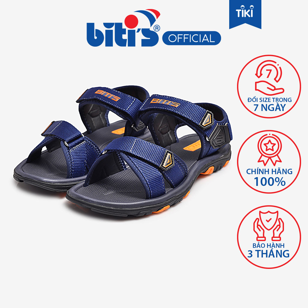 Sandal Si Cao Su Nam Biti's BRM000900XNH (Xanh nhớt)