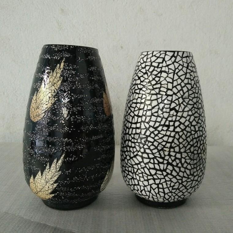 Bình hoa gỗ sơn mài